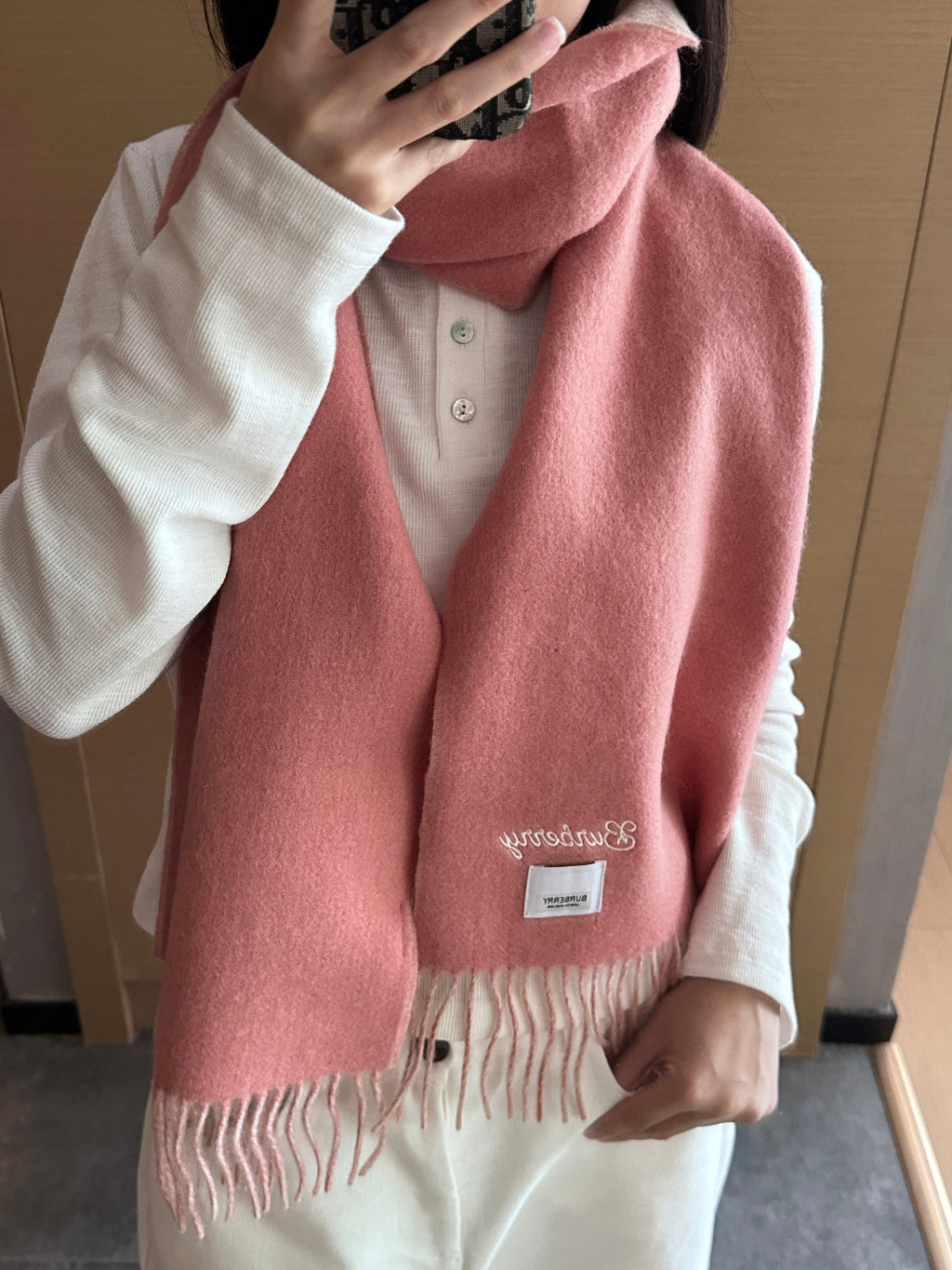 BURBERRY 25S SCARF 180 CM IN CASHMERE 935735