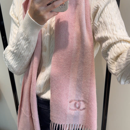 CHANEL 25S SCARF 180 CM IN CASHMERE 942892