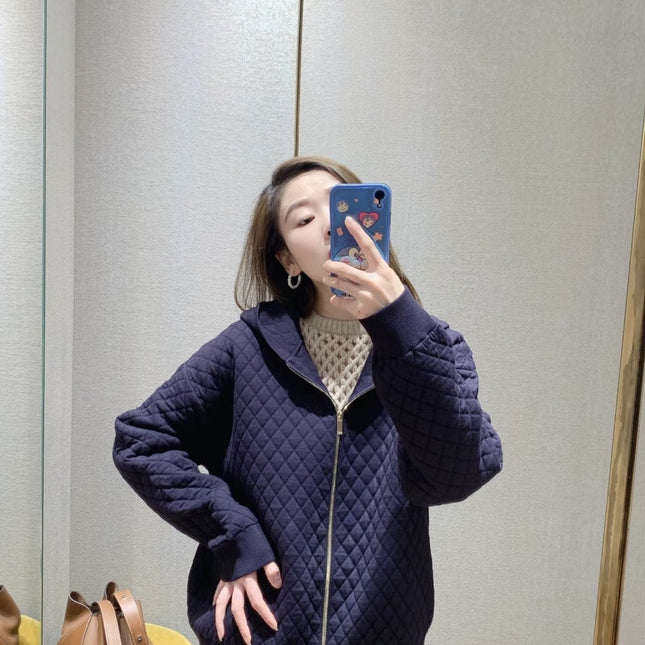 MAX MARA 25S QUILTED HOODED JACKET 195