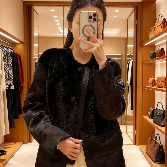 HERMES 25S MINK FUR JACKET 463