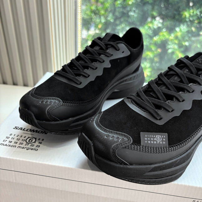 ALO 25S SALOMON SPECTUR SNEAKER IN BLACK FABRIC