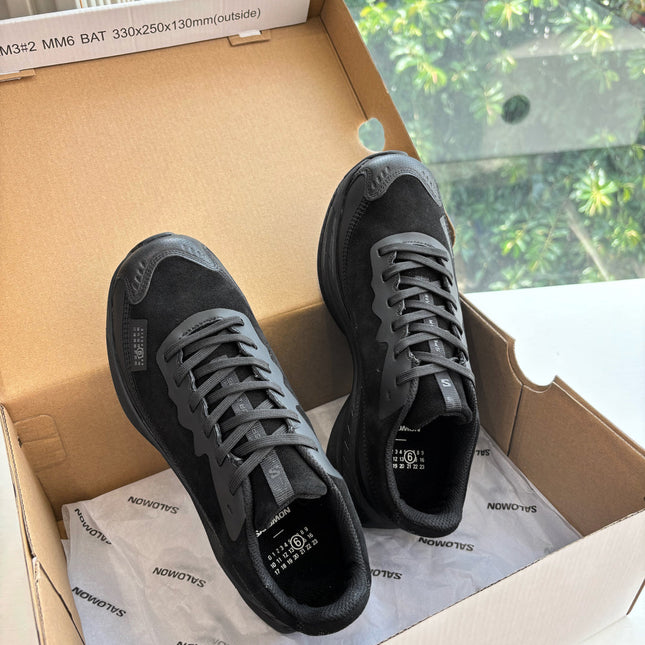 ALO 25S SALOMON SPECTUR SNEAKER IN BLACK FABRIC