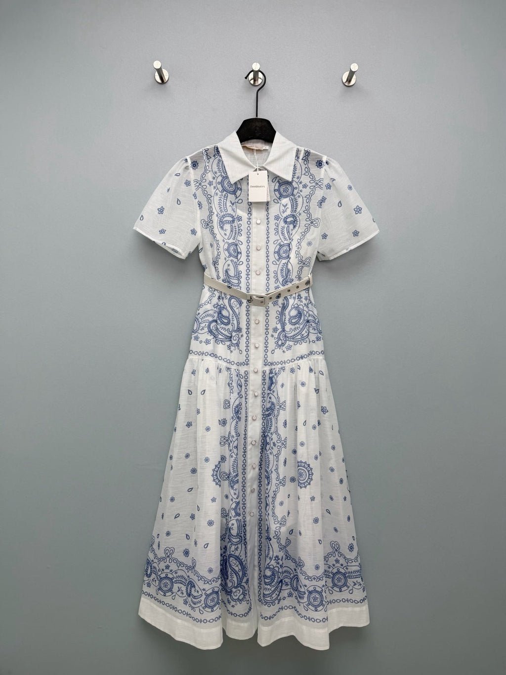 ZIMMERMANN 26S SHORT-SLEEVE SHIRT DRESS STYLE 109