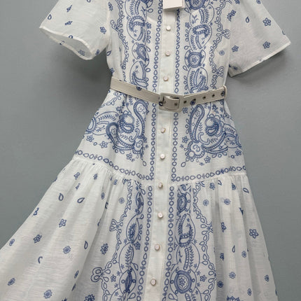ZIMMERMANN 26S SHORT-SLEEVE SHIRT DRESS STYLE 109