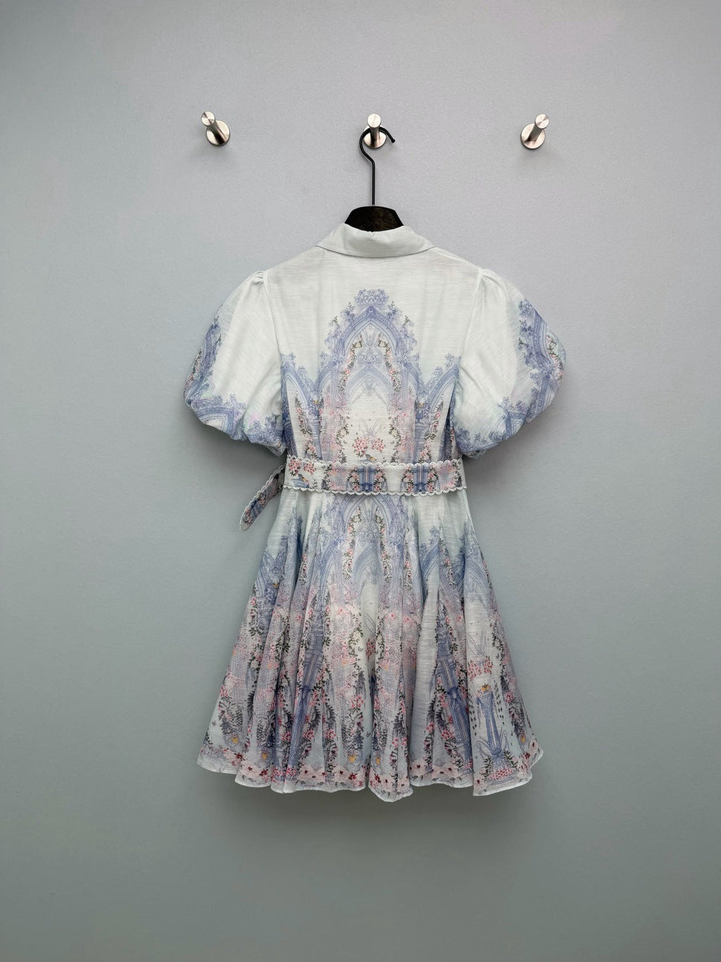 ZIMMERMANN 26S PUFF SLEEVE SHIRT DRESS STYLE 100