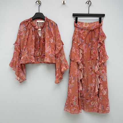 ZIMMERMANN 26S TOP AND SKIRT SET STYLE 64