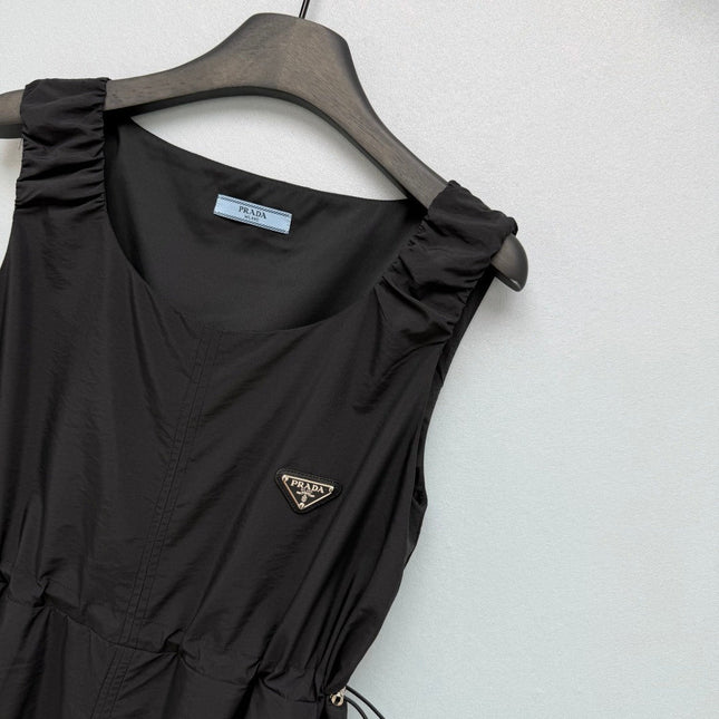 PRADA 26S SLEEVELESS WAISTED DRESS STYLE 889