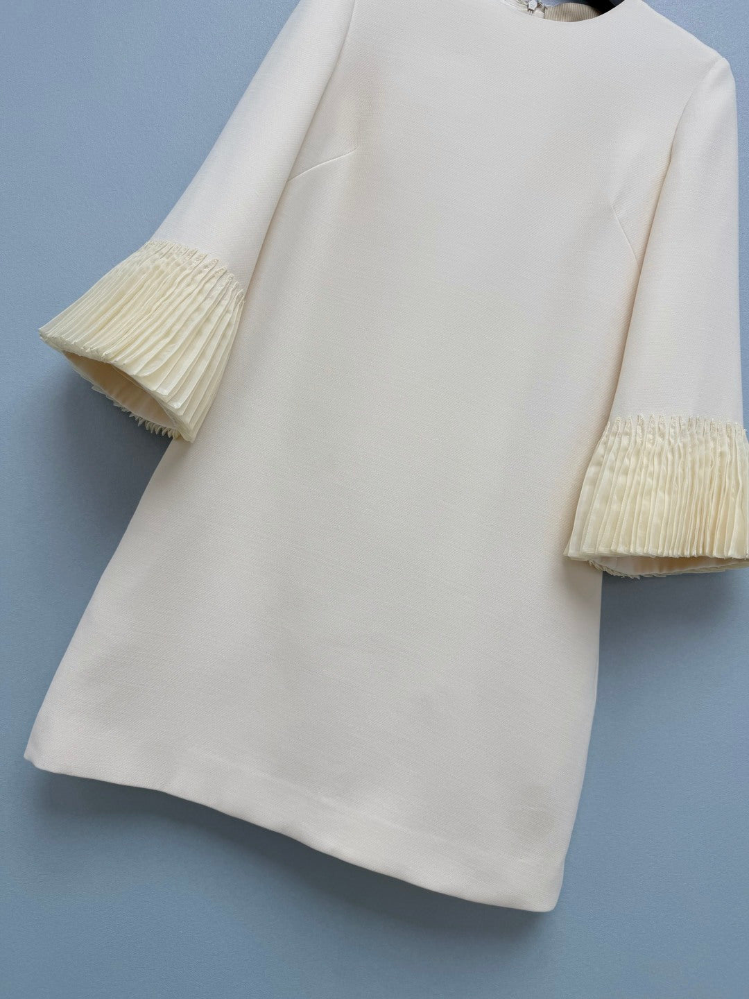 VALENTINO 26S PLEATED SLEEVE DRESS 133