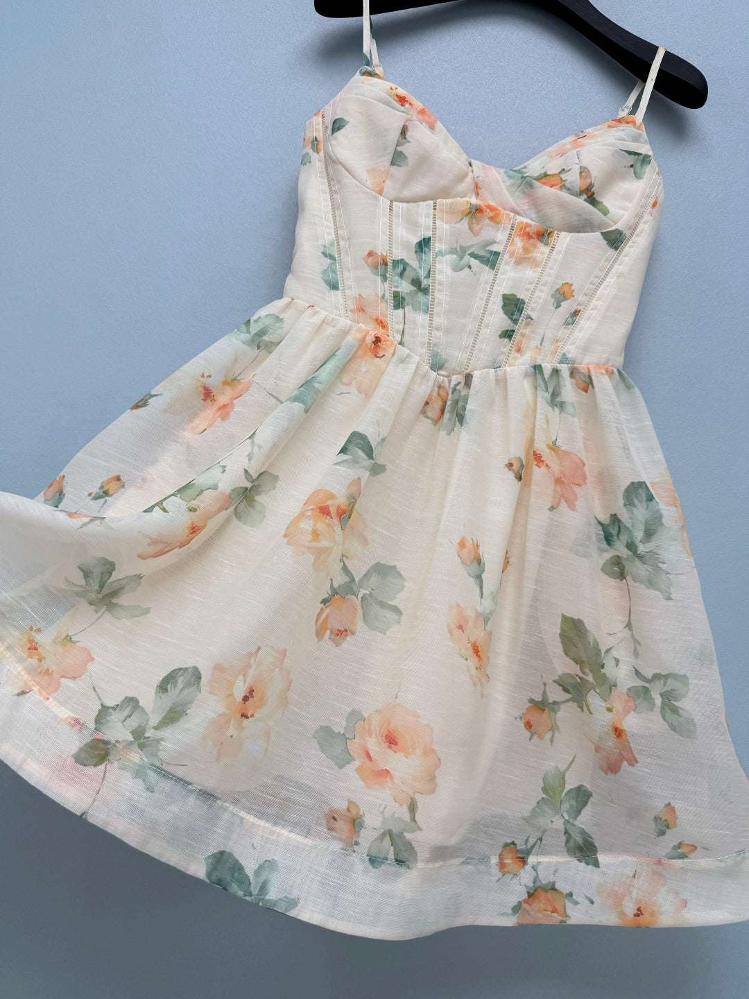 ZIMMERMANN 26S FLORAL SPAGHETTI STRAP DRESS STYLE 23