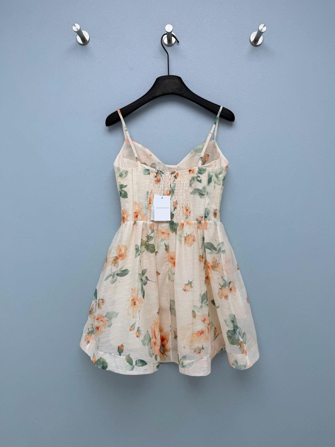 ZIMMERMANN 26S FLORAL SPAGHETTI STRAP DRESS STYLE 23