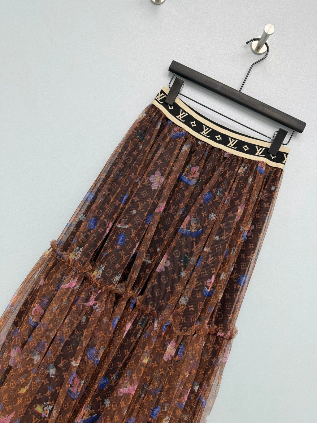LV 26S PATTERNED CHIFFON SKIRT STYLE 171