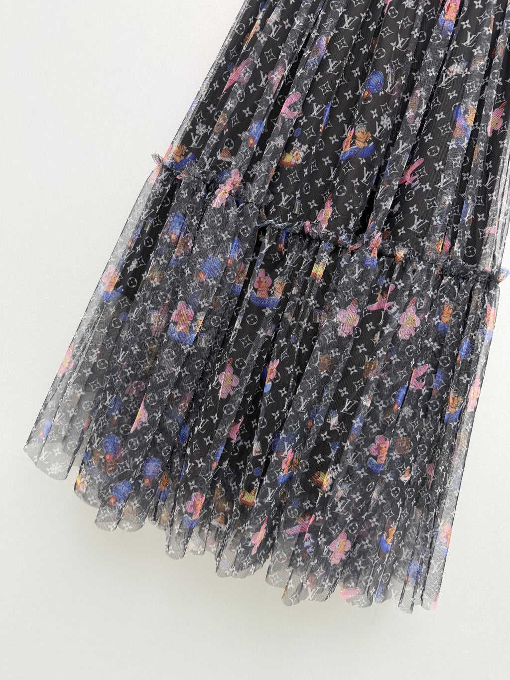 LV 26S PATTERNED CHIFFON SKIRT STYLE 170