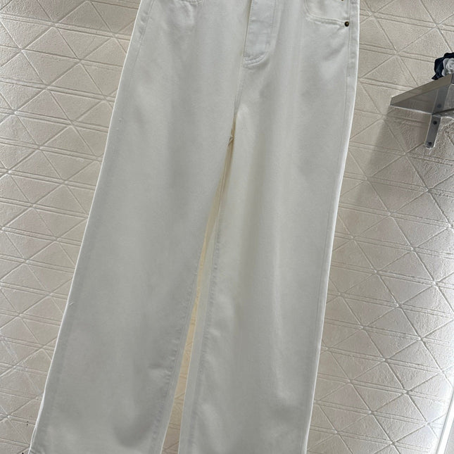 HERMES 25S HIGH-WAIST STRAIGHT JEANS 353