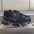PRADA 26S CLOUDBUST THUNDER SNEAKERS 60MM IN BLACK MESH FABRIC AND TPU