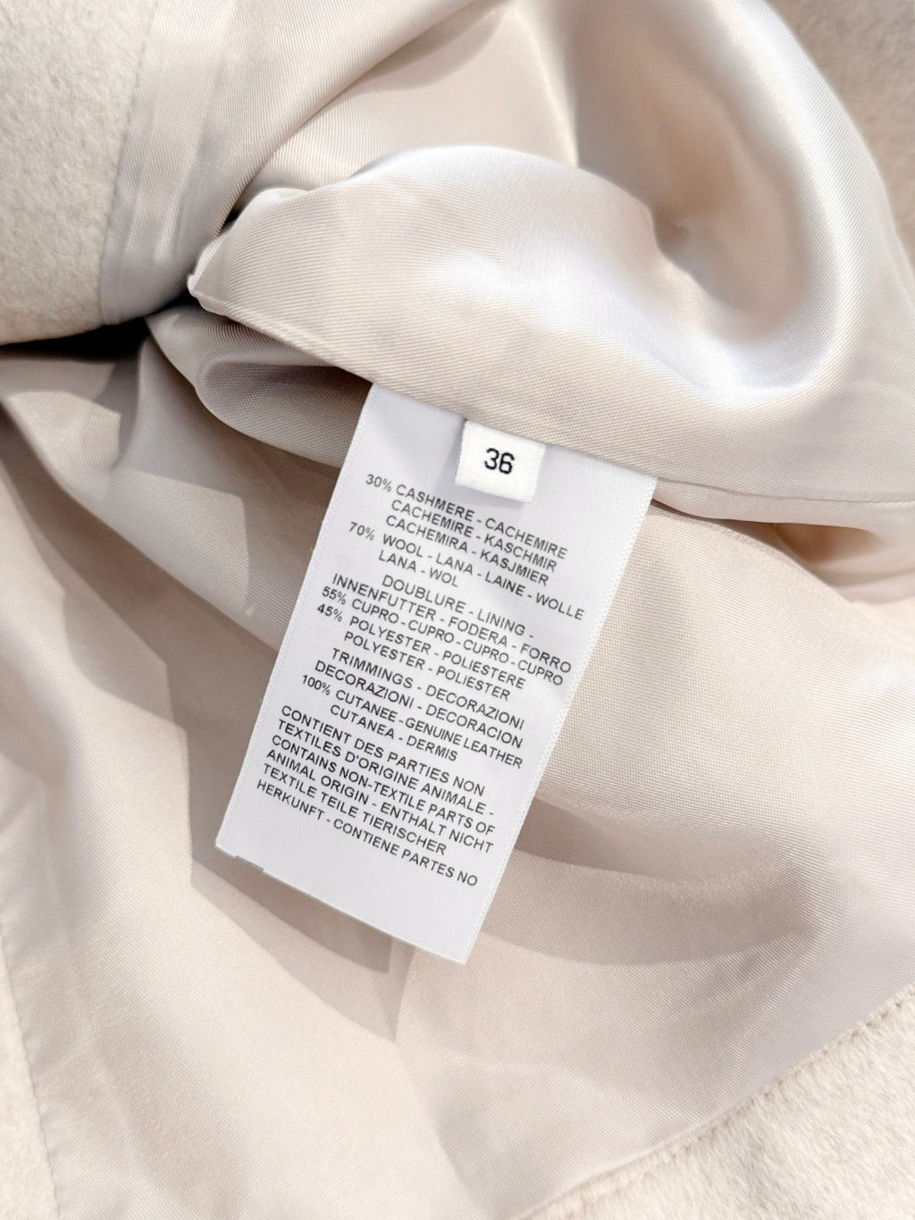 HERMES 25S CASHMERE COAT 309
