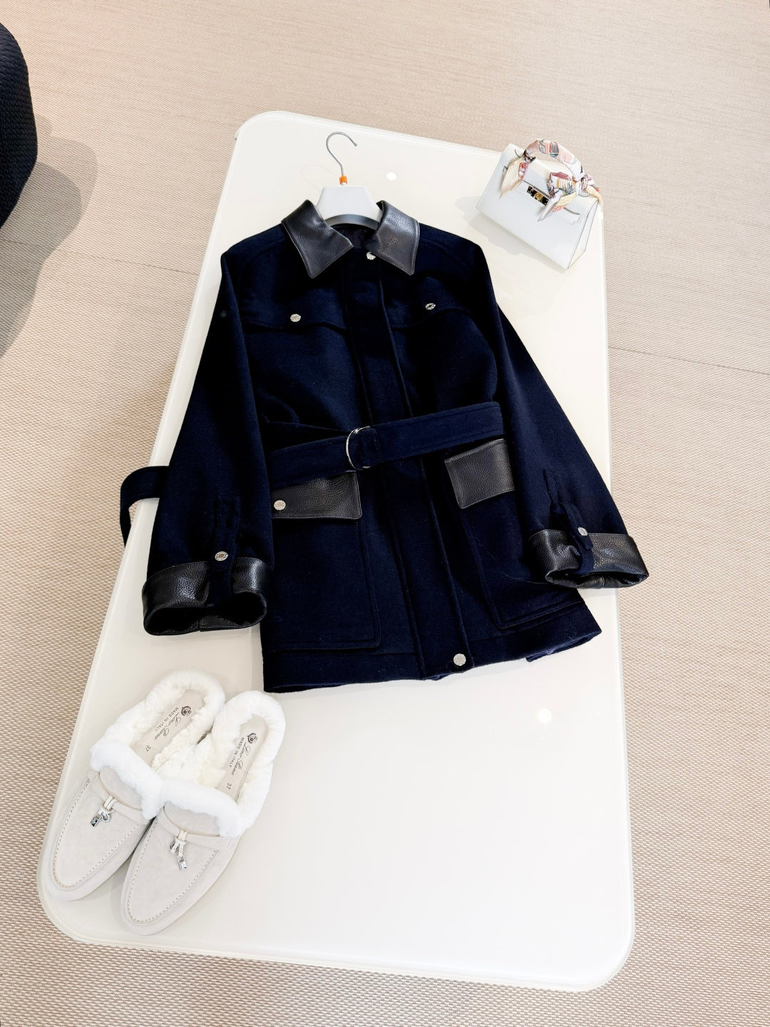 HERMES 25S CASHMERE COAT 310