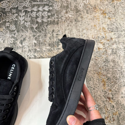 CELINE 26S SNEAKER IN BLACK SUEDE