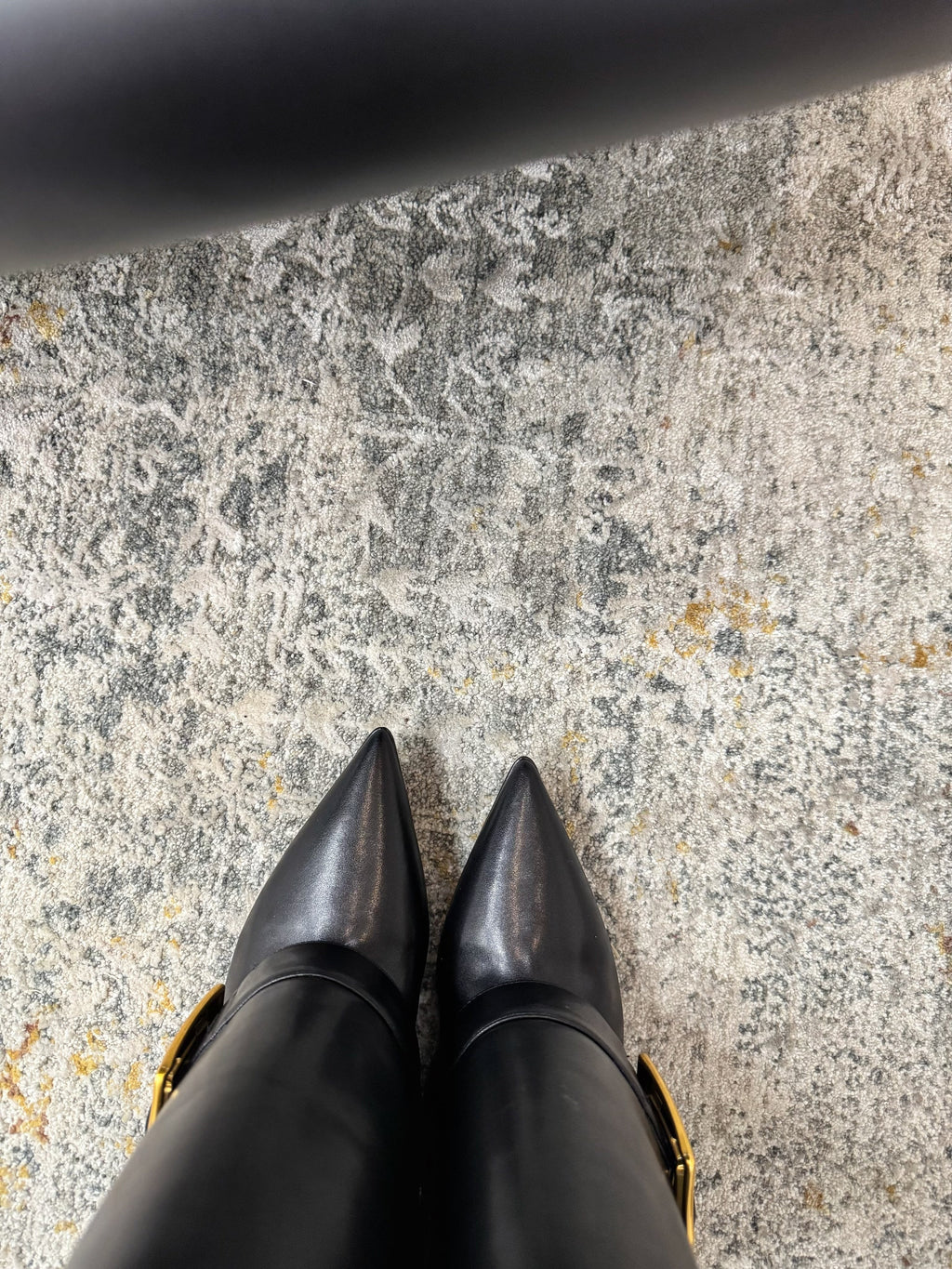 BALMAIN 26S BOOT 85 MM IN BLACK CALFSKIN
