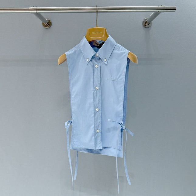 MIUMIU 26S SLEEVELESS SHIRT 905