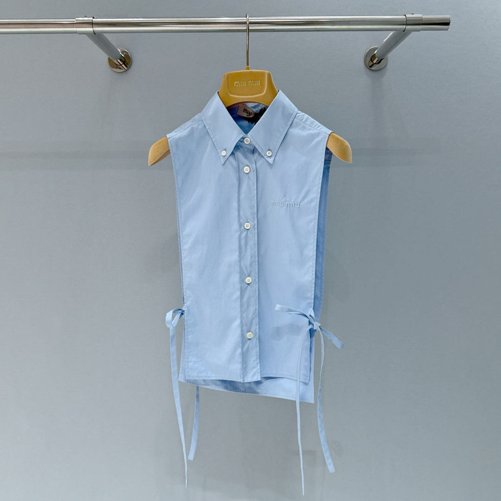 MIUMIU 26S SLEEVELESS SHIRT 905