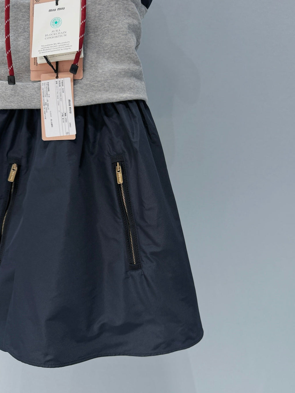 MIUMIU 26S SLEEVELESS HOODED DRESS 904