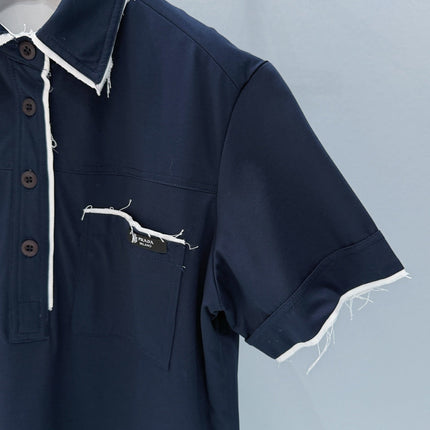PRADA 26S SHORT SLEEVED POLO SHIRT 809
