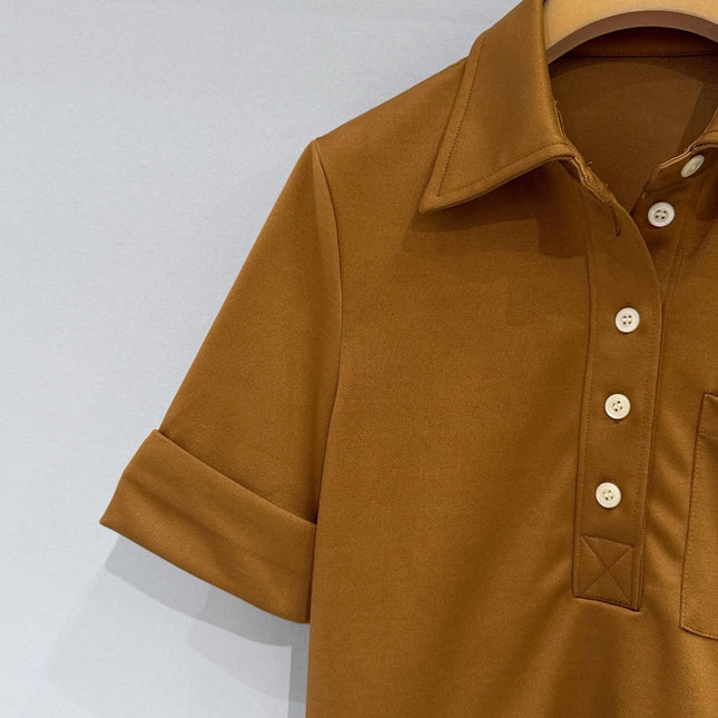 MIUMIU 26S SHORT-SLEEVE POLO T-SHIRT STYLE 1102