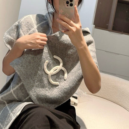 CHANEL 25S SCARF 180 IN CASHMERE 883364