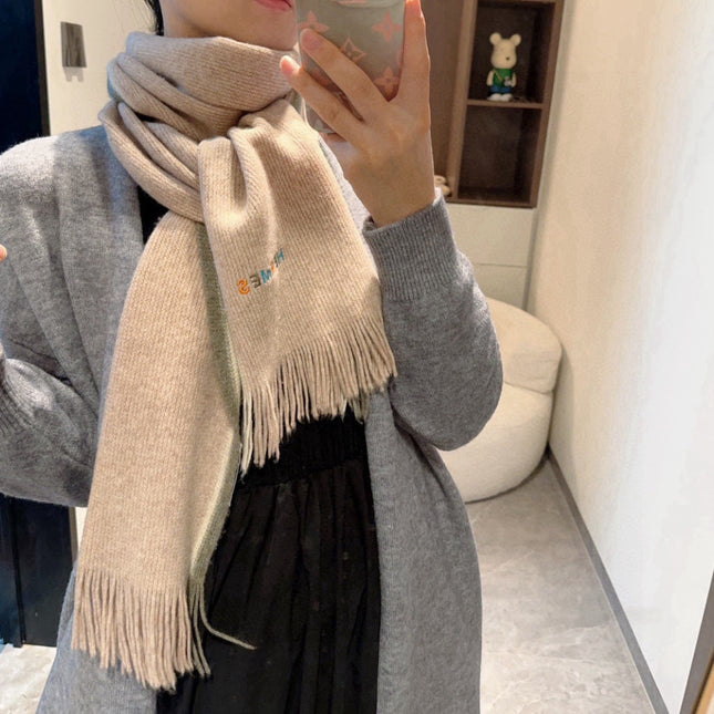 HERMES 25S SCARF 180 IN CASHMERE 989877