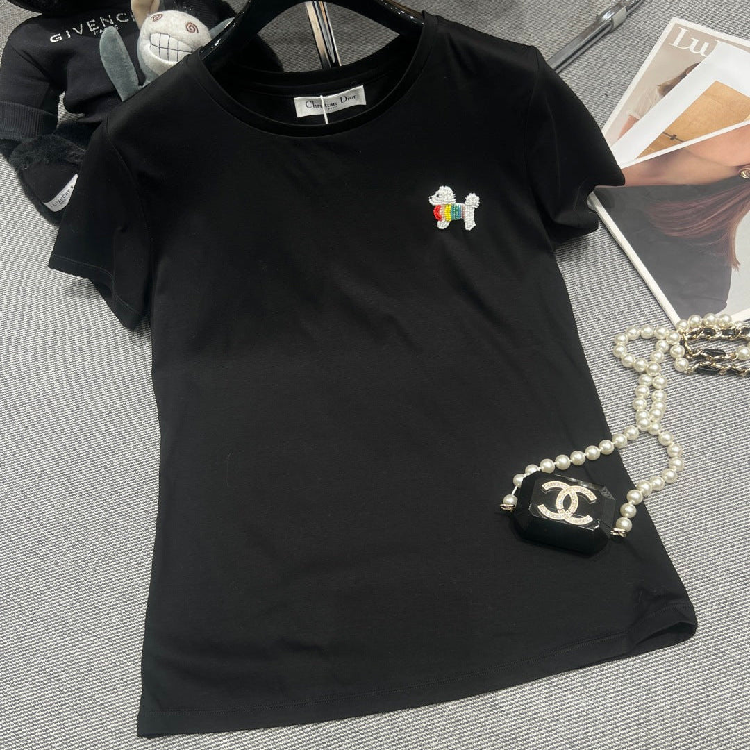 DIOR 26S SHORT-SLEEVE CREW-NECK T-SHIRT 1110