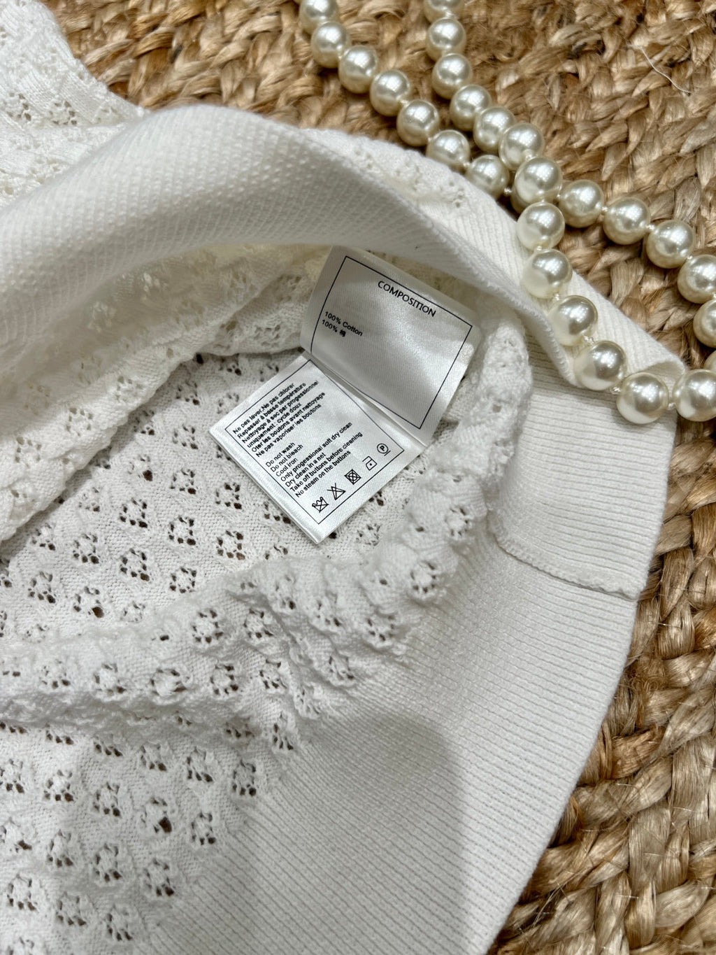 CHANEL 26S SHORT-SLEEVE KNIT POLO SHIRT 977