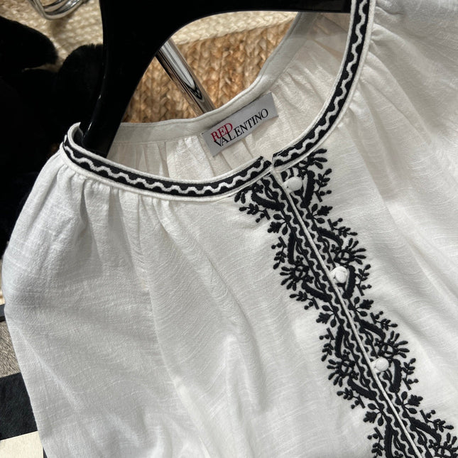 VALENTINO 26S EMBROIDERED SHIRT STYLE 95