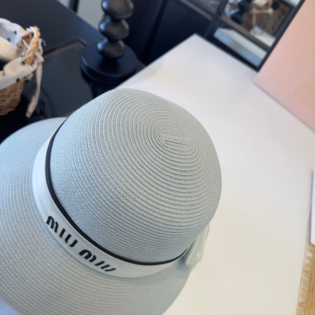MIUMIU STRAW BUCKET HAT STYLE 52