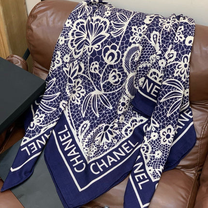 CHANEL 25S SCARF 135 CM IN CASHMERE AND SILK 943315