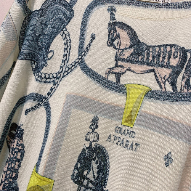 HERMES 25S CREW NECK T‑SHIRT 393