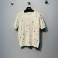 DIOR 26S SHORT-SLEEVE KNIT TOP 909
