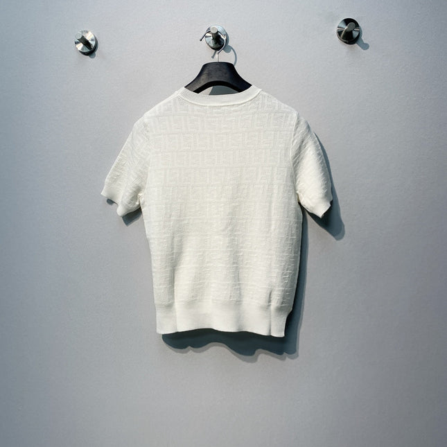 FENDI 26S SHORT SLEEVE KNIT T-SHIRT 014