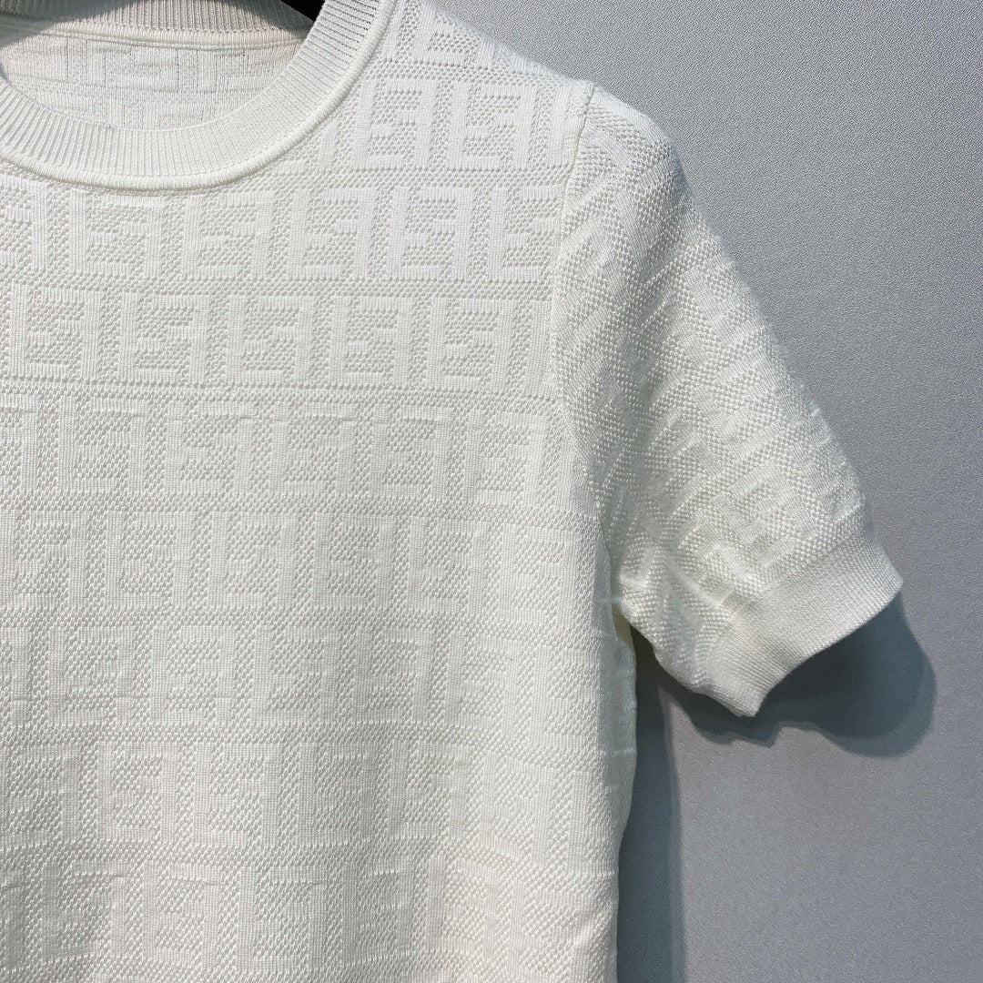 FENDI 26S SHORT SLEEVE KNIT T-SHIRT 014