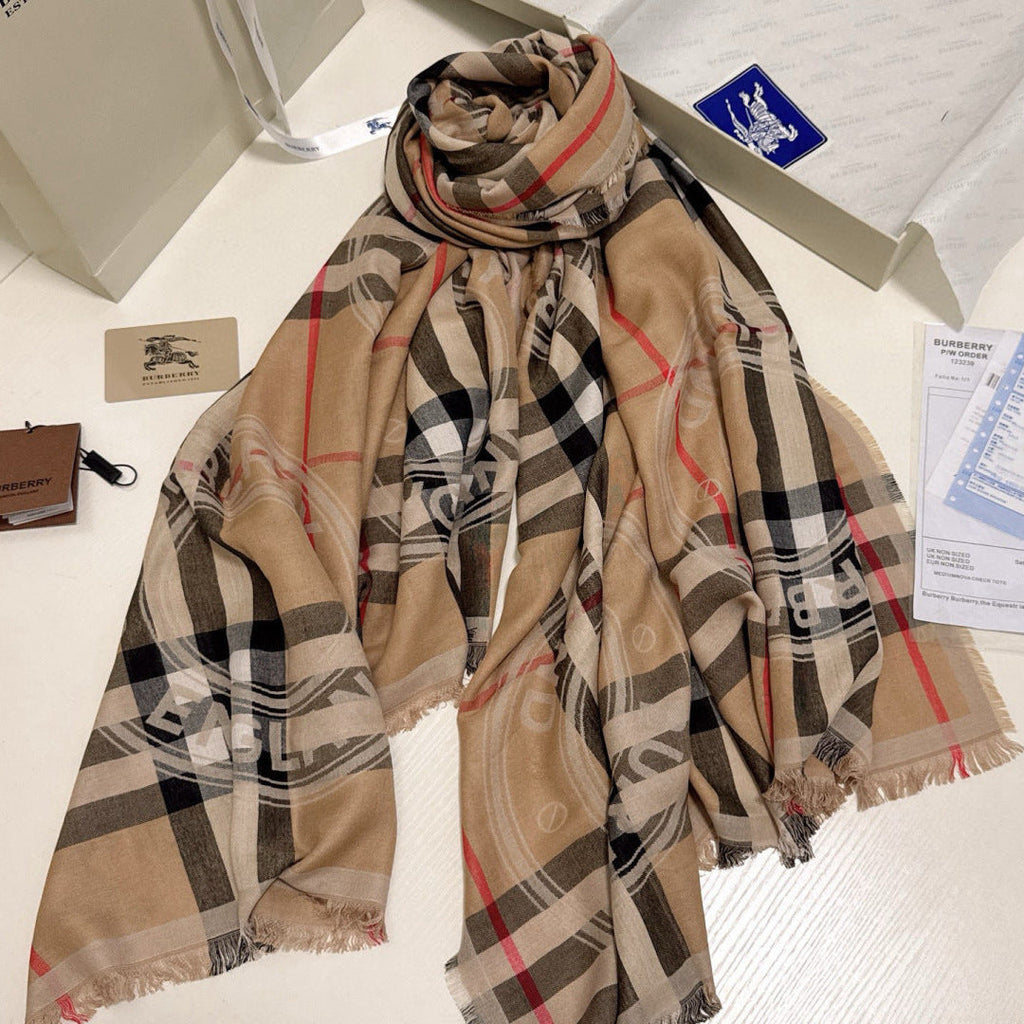 BURBERRY 25S SCARF 140 CM IN CASHMERE 935767
