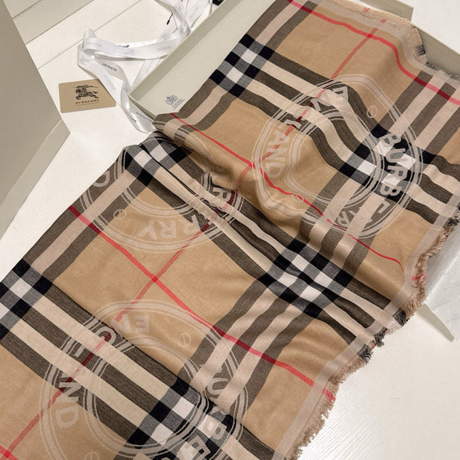 BURBERRY 25S SCARF 140 CM IN CASHMERE 935767