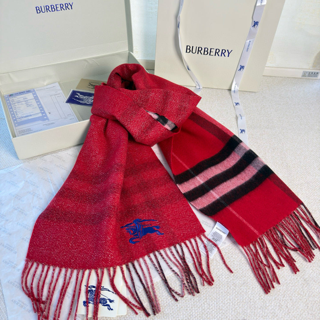 BURBERRY 25S SCARF 168 CM IN CASHMERE 938076