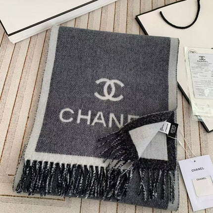 CHANEL 25S SCARF 180 CM IN CASHMERE 943987