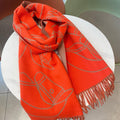 HERMES 25S SCARF 195 IN CASHMERE 989853
