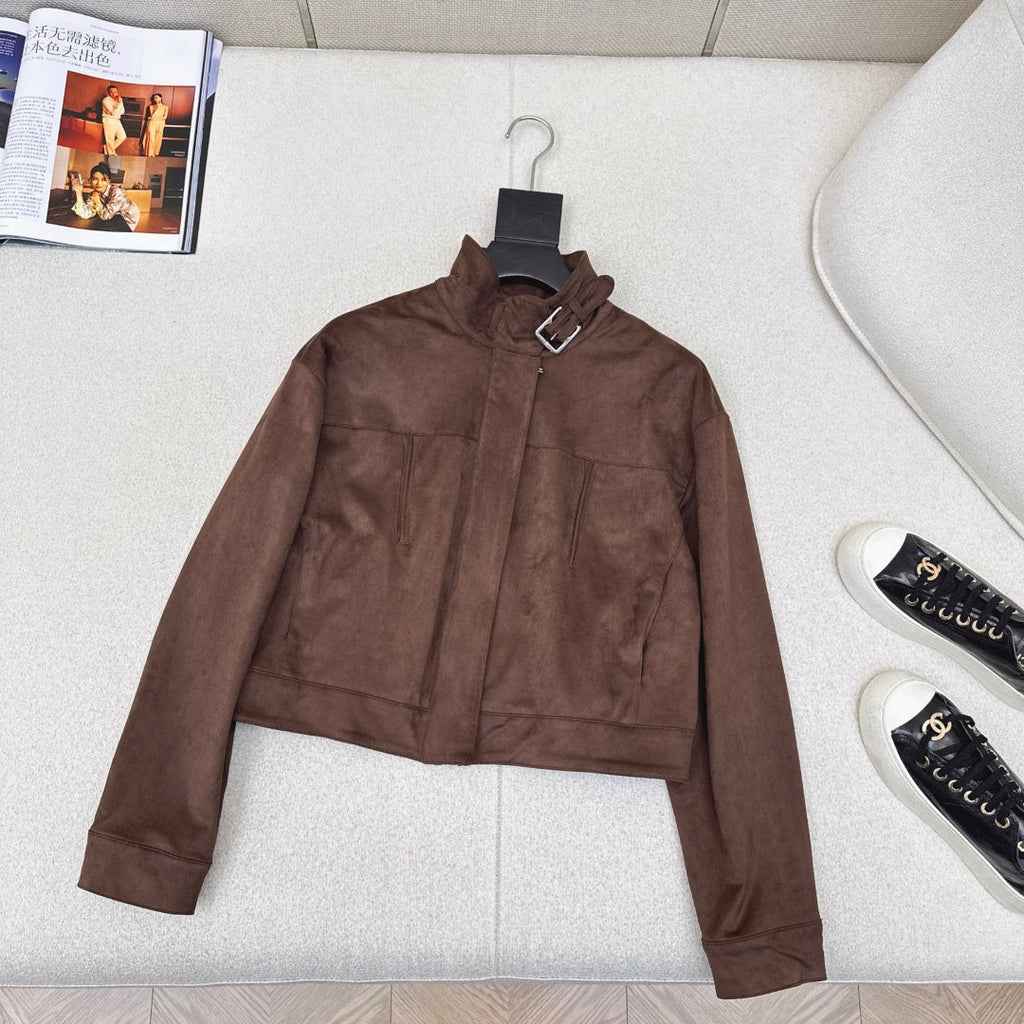 HERMES 25S SUEDE JACKET 344