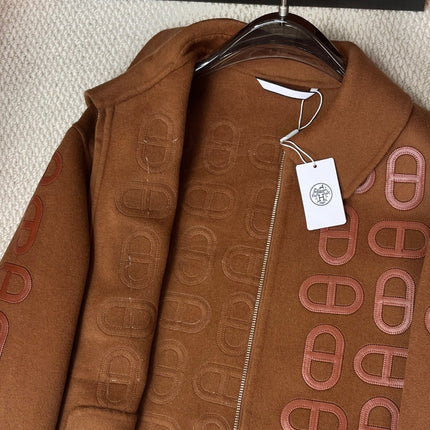 HERMES 25S SHORT PIG-NOSE COAT 202