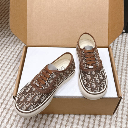 DIOR 26S SALTWIND SNEAKER IN BROWN FABRIC STYLE 6