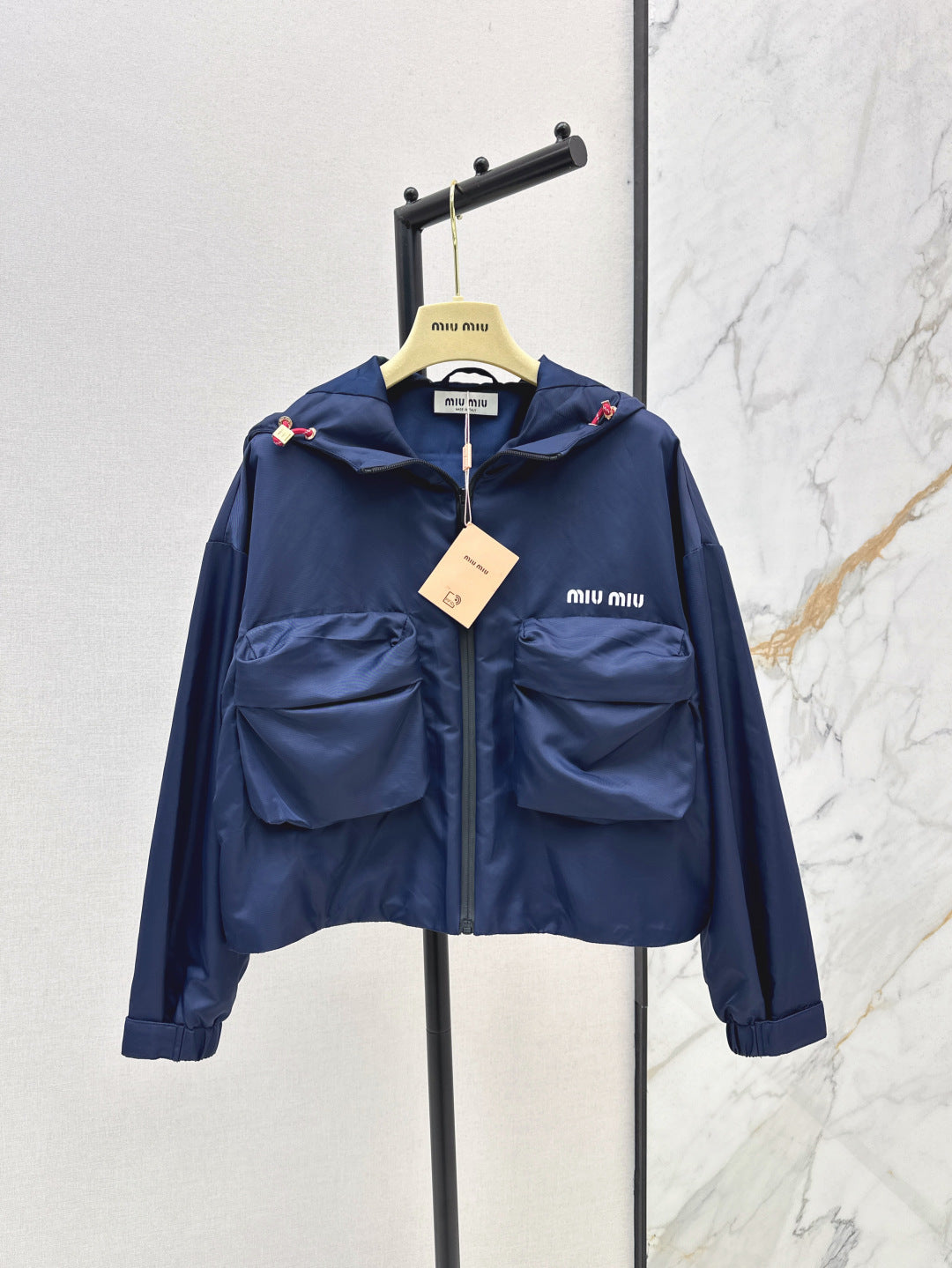 MIUMIU 26S HOODED JACKET 961