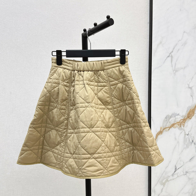 DIOR 25S QUILTED SHORT SKIRT 524