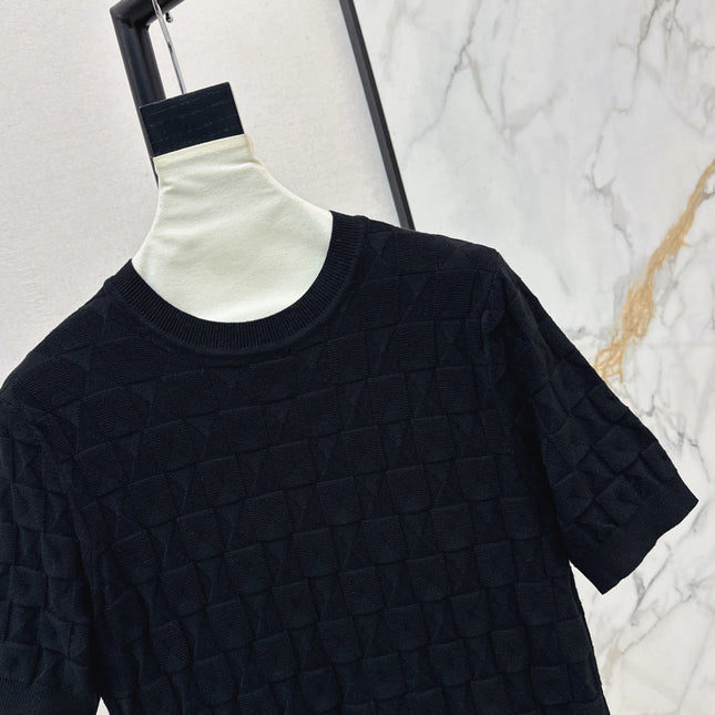 HERMES 26S SHORT SLEEVE SWEATER 546