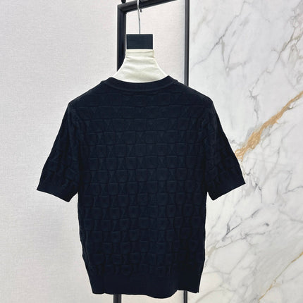 HERMES 26S SHORT SLEEVE SWEATER 546